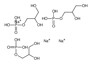 trisodium,2,3-dihydroxypropyl dihydrogen phosphate结构式