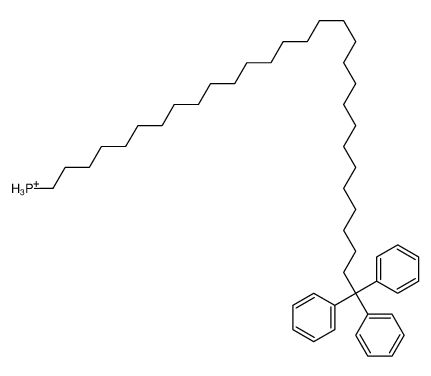 30,30,30-triphenyltriacontylphosphanium结构式