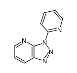 3-(2-pyridyl)-3H-1,2,3-triazolo(5,4-b)pyridine结构式