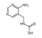 (4-amino-pyrimidin-5-ylmethyl)-dicarbothioamidoic acid结构式