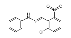 2-chloro-6-nitro-benzaldehyde phenylhydrazone Structure