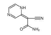 Acetamide, 2-cyano-2-(2(1H)-pyrazinylidene) Structure