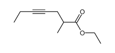 (+/-)-2-methylhept-4-ynoic acid ethyl ester结构式
