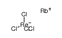 rubidium tetrachlororhenate(III)结构式