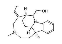 4,7-dimethyl-2,7-dihydro-1,16-cyclo-3,4-seco-coryn-19-en-17-ol Structure