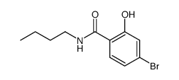 4-bromo-N-butyl-salicylamide结构式