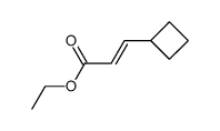 (E)-3-环丁基丙烯酸乙酯结构式