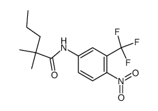 N-(2,2-Dimethyl-valeryl)-4-nitro-3-trifluormethyl-anilin结构式
