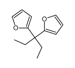 2-[3-(furan-2-yl)pentan-3-yl]furan Structure