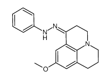 2,3,6,7-Tetrahydro-9-methoxy-1H,5H-benzo[ij]quinolizin-1-one phenyl hydrazone structure