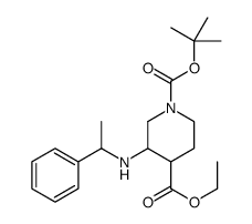 Ethyl 1-Boc-3-(1-phenylethylaMino)piperidine-4-carboxylate picture