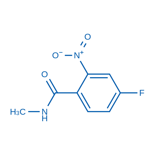 4-Fluoro-N-methyl-2-nitrobenzamide Structure