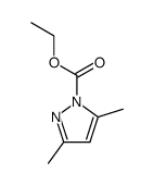 3,5-dimethyl-pyrazole-1-carboxylic acid ethyl ester Structure