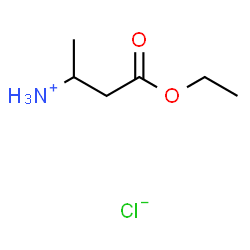 Butanoic acid, 3-amino-, ethyl ester, hydrochloride structure
