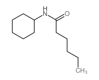 Hexanamide,N-cyclohexyl- Structure