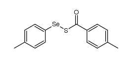 SSe-p-tolyl 4-methylbenzo(selenothioperoxoate)结构式