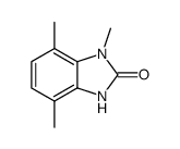 2H-Benzimidazol-2-one,1,3-dihydro-1,4,7-trimethyl-(9CI)结构式