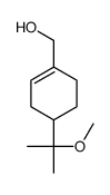 [4-(2-methoxypropan-2-yl)cyclohexen-1-yl]methanol结构式