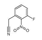 2-(3-Fluoro-2-nitrophenyl)acetonitrile structure