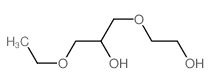 2-Propanol,1-ethoxy-3-(2-hydroxyethoxy)- Structure