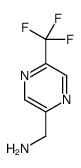 C-(5-Trifluoromethyl-pyrazin-2-yl)-Methylamine structure