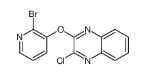 2-(2-Bromo-pyridin-3-yloxy)-3-chloro-quinoxaline结构式