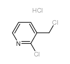 2-Chloro-3-(chloromethyl)pyridine hydrochloride Structure