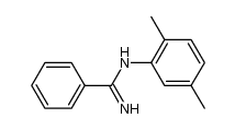 N-(2,5-dimethylphenyl)benzamidine结构式