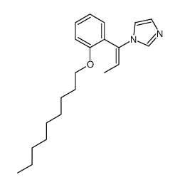 1-[1-(2-nonoxyphenyl)prop-1-enyl]imidazole结构式