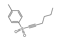 1-(p-toluenesulfonyl)-1-hexyne Structure