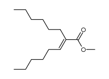 methyl 2-hexyloct-2-enoate结构式