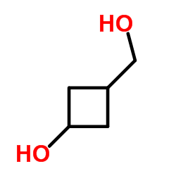 3-(Hydroxymethyl)cyclobutanol Structure