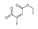 ethyl 3-fluoro-3-nitroprop-2-enoate Structure