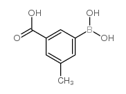 3-羧基-5-甲基苯硼酸结构式