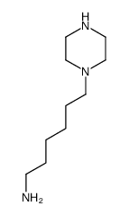 1-(6-氨基己基)哌嗪结构式