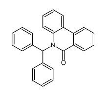 5-benzhydrylphenanthridin-6-one结构式