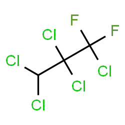 Pentachlorodifluoropropane Structure