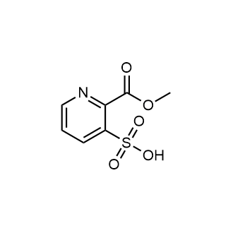 2-(Methoxycarbonyl)pyridine-3-sulfonic acid Structure