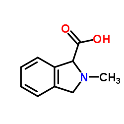 2,3-dihydro-2-Methyl-1H-Isoindole-1-carboxylic acid Structure