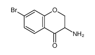 3-AMINO-7-BROMOCHROMAN-4-ONE Structure
