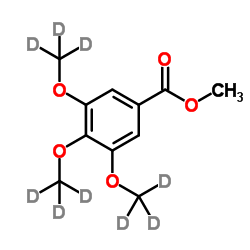 Methyl 3,4,5-trimethoxybenzoate-d9结构式