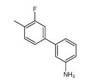 3-(3-氟-4-甲基苯基)苯胺结构式