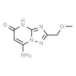 7-Amino-2-(methoxymethyl)[1,2,4]triazolo-[1,5-a]pyrimidin-5(4H)-one Structure