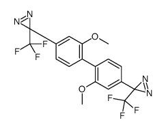 1,6-Bis[3-(trifluoromethyl)-3H-diazirin-3-yl]-3,8-dimethoxy-dibenzene Discontinued structure