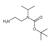 (2-Amino-ethyl)-isopropyl-carbamic acid tert-butyl ester Structure