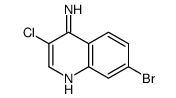 4-Amino-7-bromo-3-chloroquinoline结构式