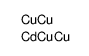 cadmium,copper(3:4) Structure