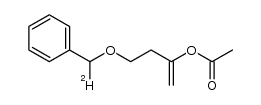 4-(phenylmethoxy-d)but-1-en-2-yl acetate结构式