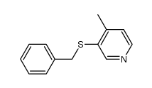 3-(benzylsulfanyl)-4-methylpyridine Structure