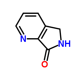 5,6-Dihydro-7H-pyrrolo[3,4-b]pyridin-7-one结构式